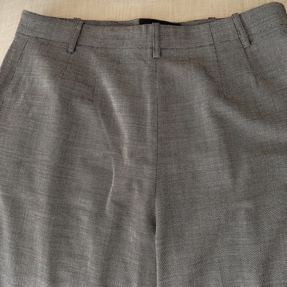 Lafayette 148 New York Wool Wide Leg High Waist Trouser Pants Size 10 B2 - Picture 7 of 7